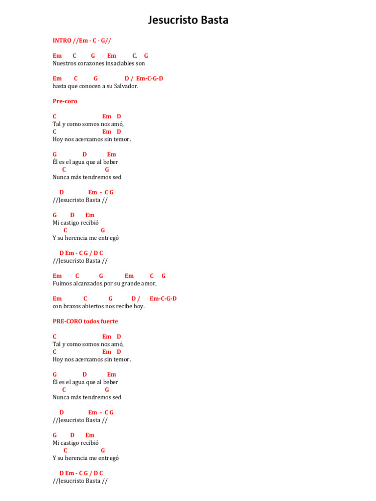 Jesucristo Basta Pdf