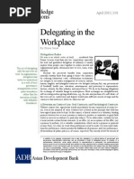 Download Delegating in the Workplace by ADB Knowledge Solutions SN84637353 doc pdf