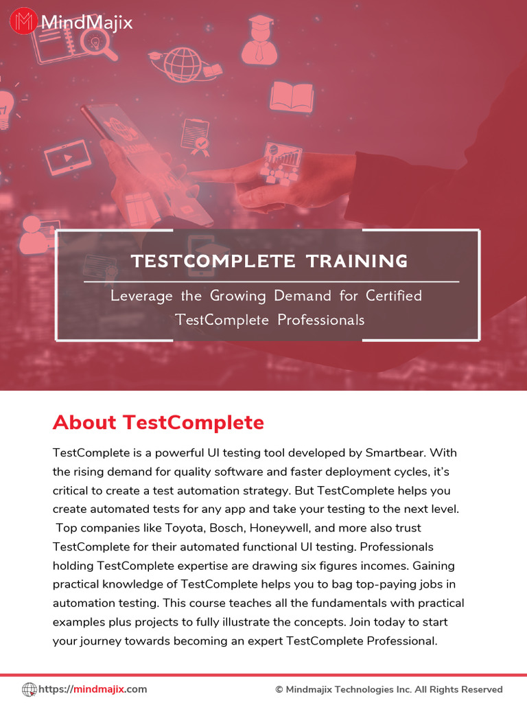 TestComplete Training Overview | PDF | Scripting Language | Web Application