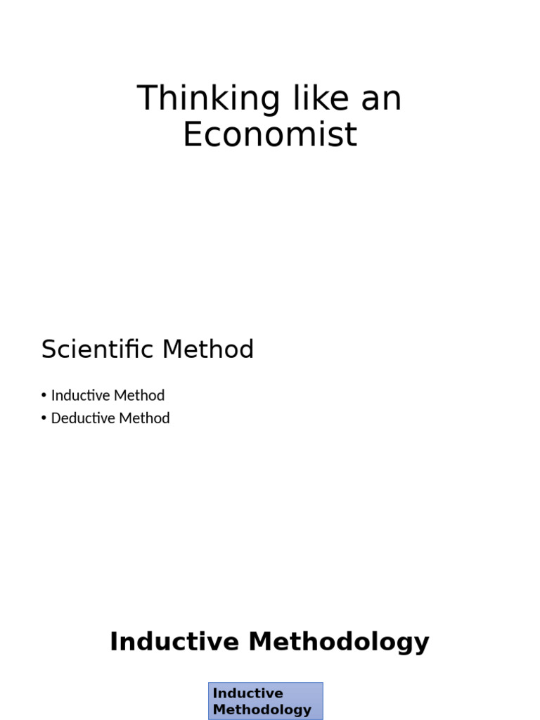 Understanding Economic Methodologies | PDF | Macroeconomics | Economics