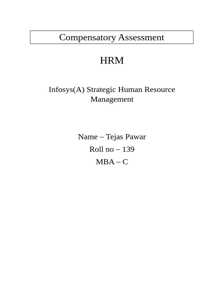 139-C Compensatory Assessment | PDF