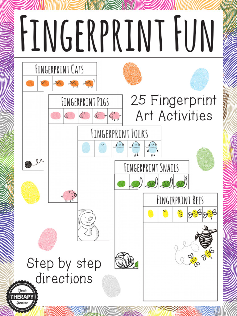 Fingerprint-Fun Fine Motor | PDF | Zoology
