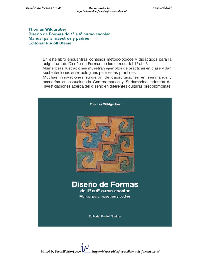 Diseño de Formas para 1º a 4º Curso | PDF