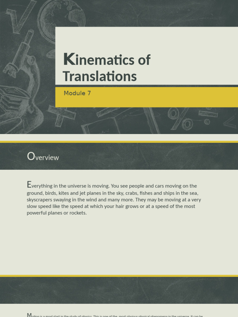 Kinematics of Motion and Acceleration | PDF | Velocity | Acceleration