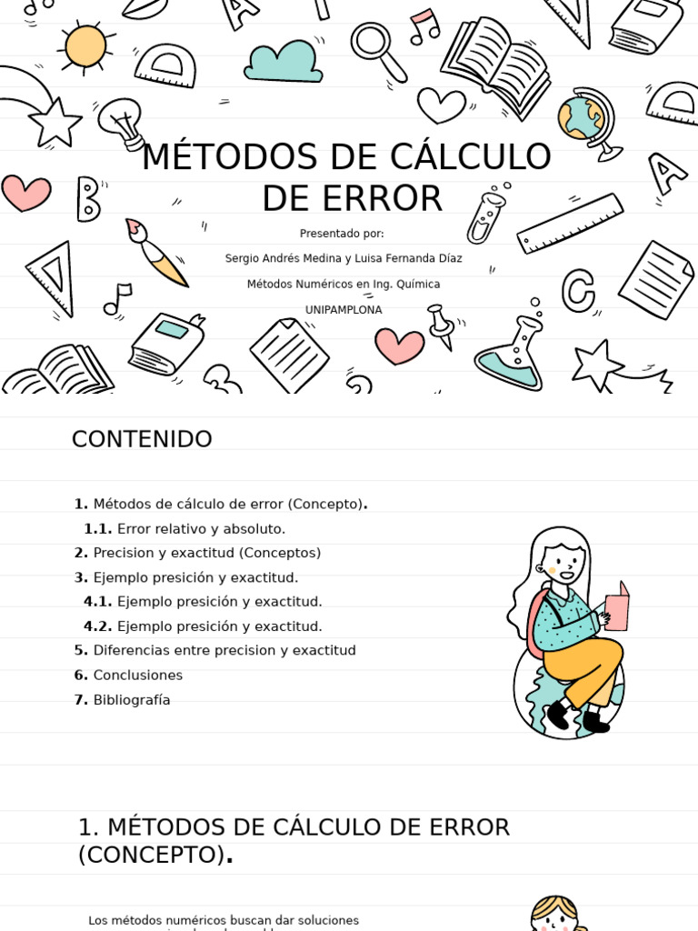 Métodos de Cálculo de Error y Precisión | PDF | Medición | Exactitud y ...