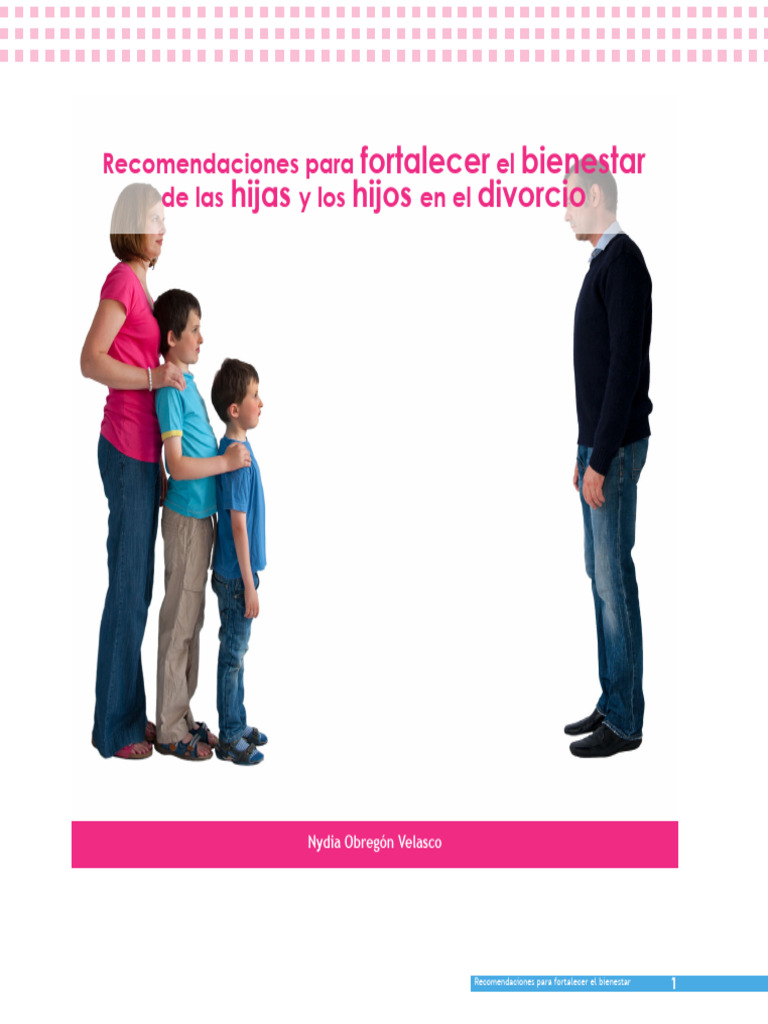 Bienestar infantil en el divorcio | PDF | Divorcio | Familia