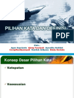 Pilihan Kata Dan Definisi