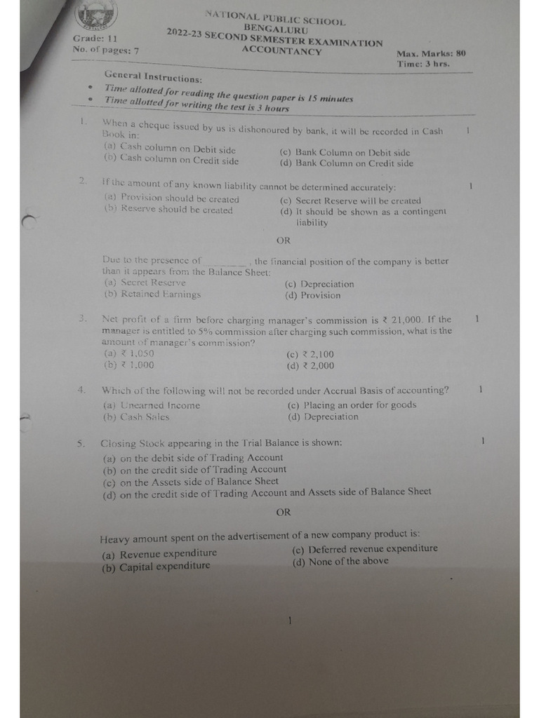 Acc 2ND Sem 22-23 | PDF
