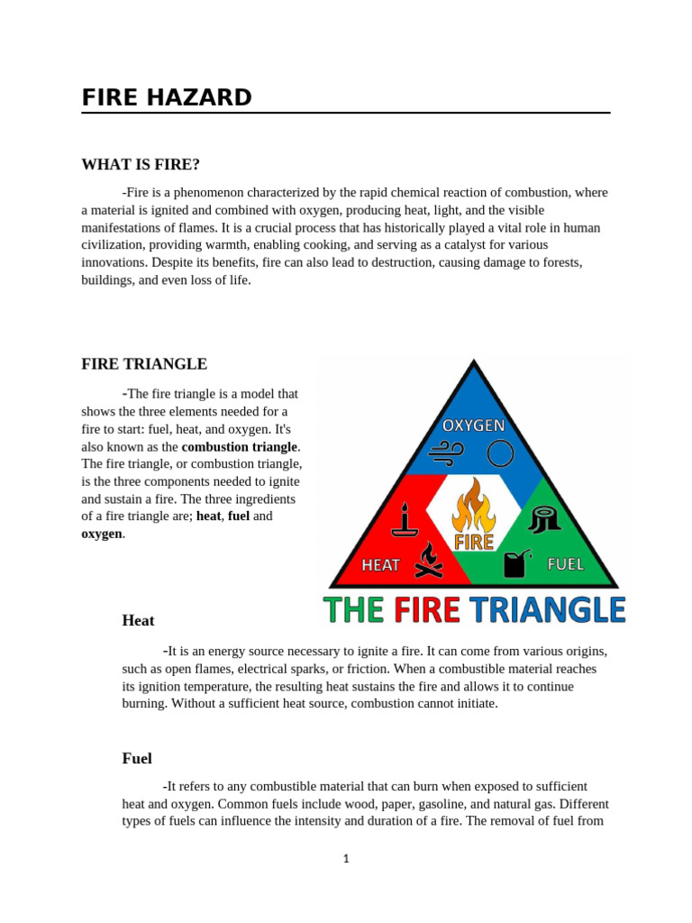 Understanding Fire Hazards and Prevention | PDF | Fires | Combustion