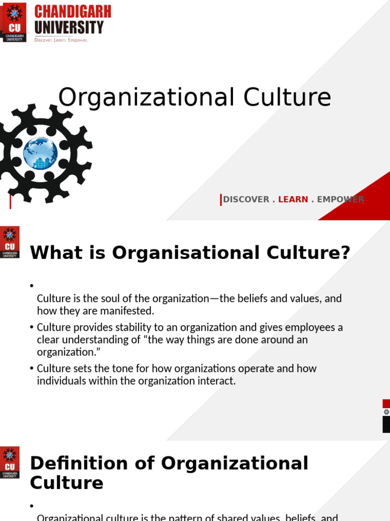 Understanding Organizational Culture | PDF | Organizational Culture ...