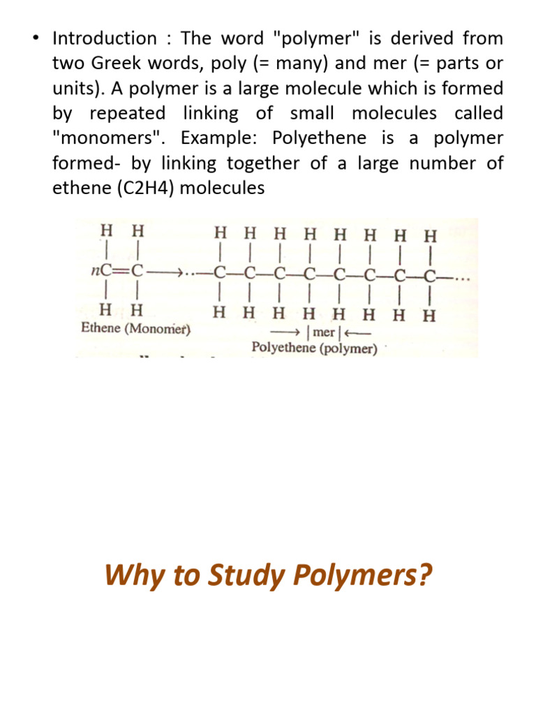 Understanding Polymers: Types and Properties | PDF | Copolymer | Polymers