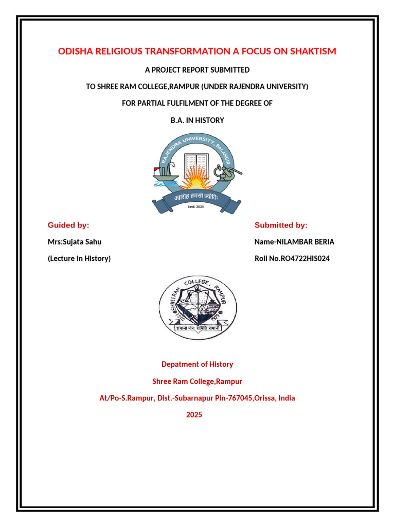 A Project Report Submitted | PDF
