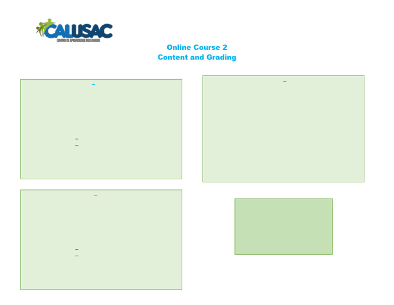 Online Course Grading Guide: Chapters 5-7 | PDF
