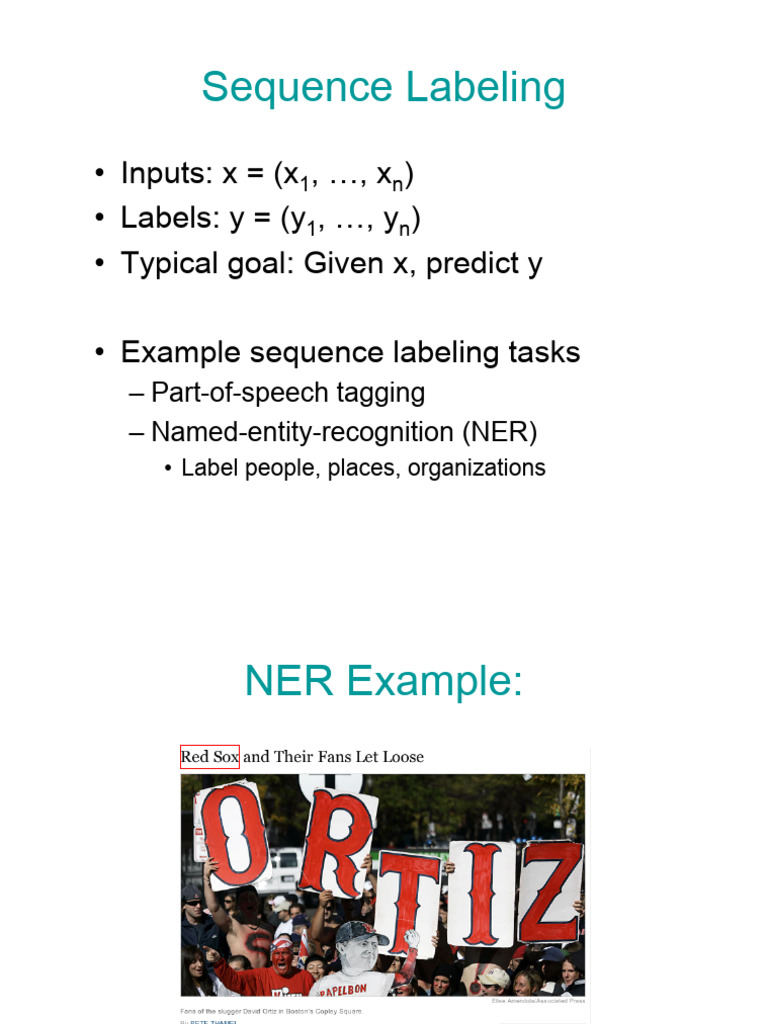Sequence Labeling Techniques Overview | PDF | Applied Mathematics ...