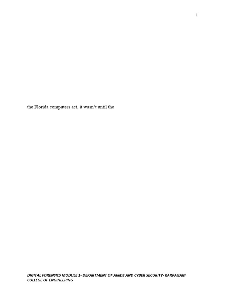 Digital Forensics: Key Procedures Explained | PDF | Computer Forensics ...