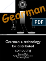 Gearman: Sunday, 25 October 2009