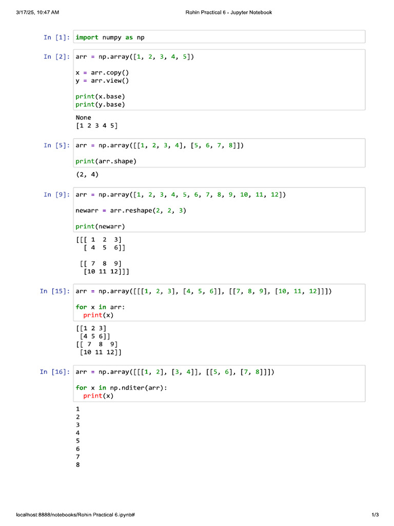 Practical 6 | PDF