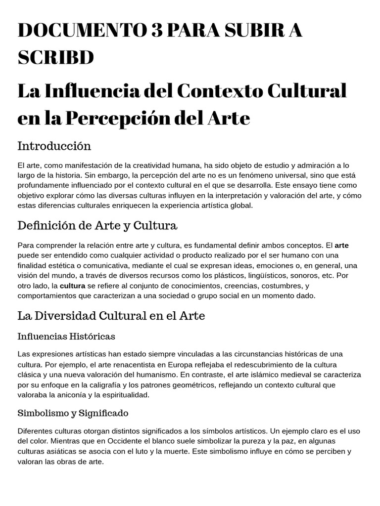 Documento 3 para Subir A Scribd | PDF | Educación en artes liberales