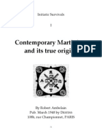 Ebook Martinismo EnG Ambelain Robert Contemporary Martinism and Its True Origins