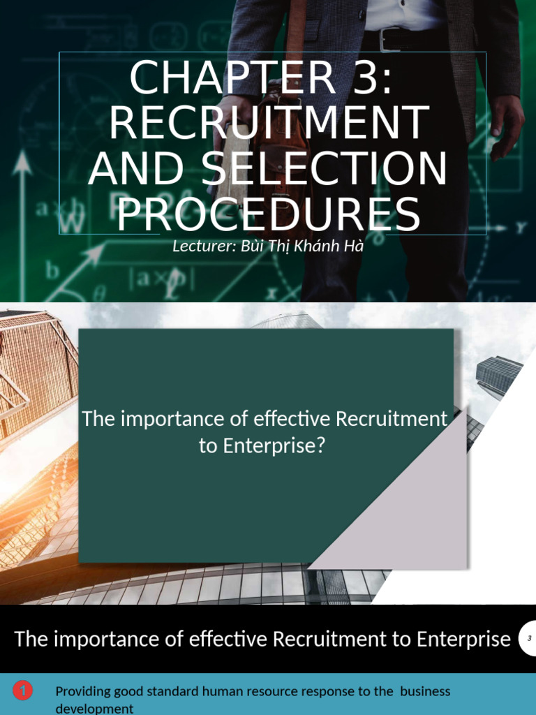 Recruitment and Selection Procedures Guide | PDF | Recruitment | Human ...