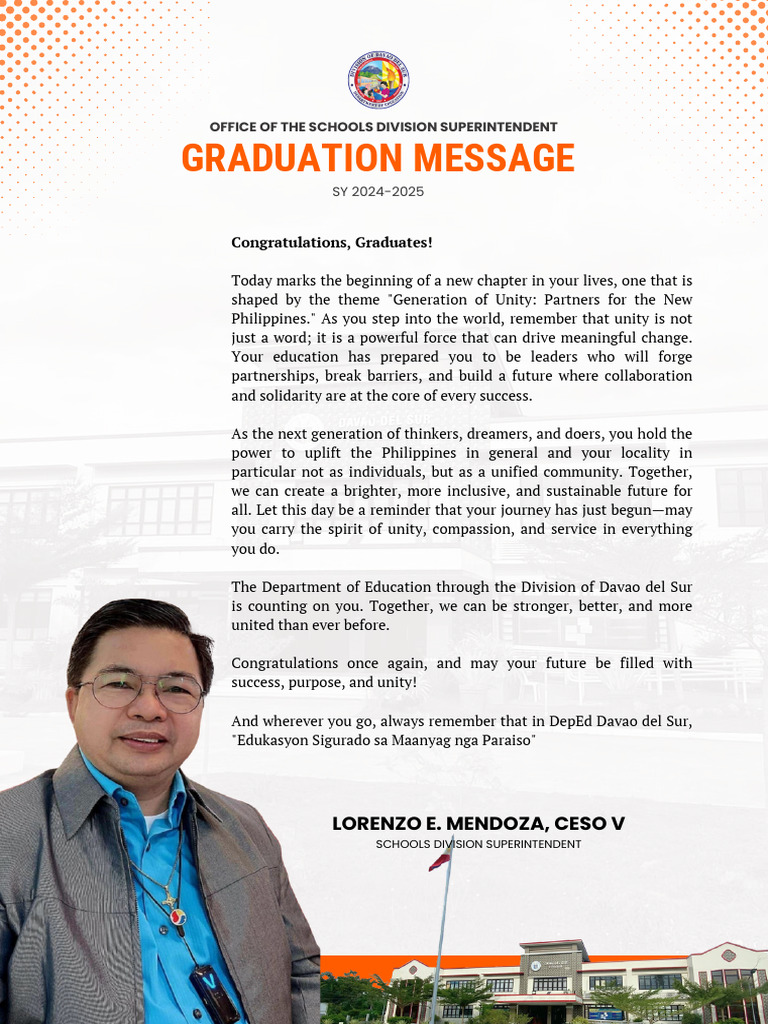 OSDS _ Graduation Message | PDF