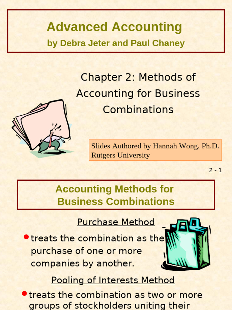 Accounting Methods for Business Combinations | PDF | Goodwill ...