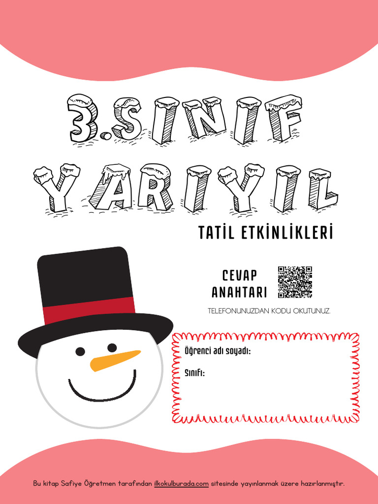 3.SINIF YARIYIL TAT%C4%B0L ETK%C4%B0NL%C4%B0KLER%C4%B0 K%C4%B0TABIM | PDF