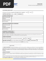 Consignment Security Declaration Form | PDF