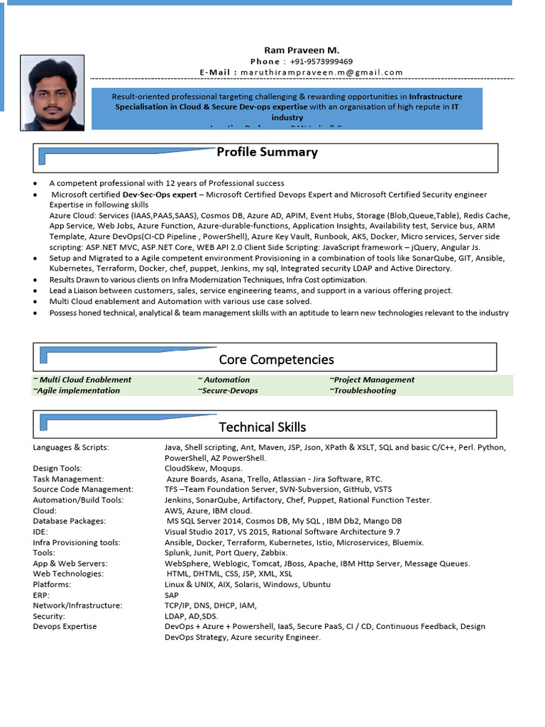 Azure DevOps & Cloud Security Expert | PDF | Microsoft Azure | Cloud ...