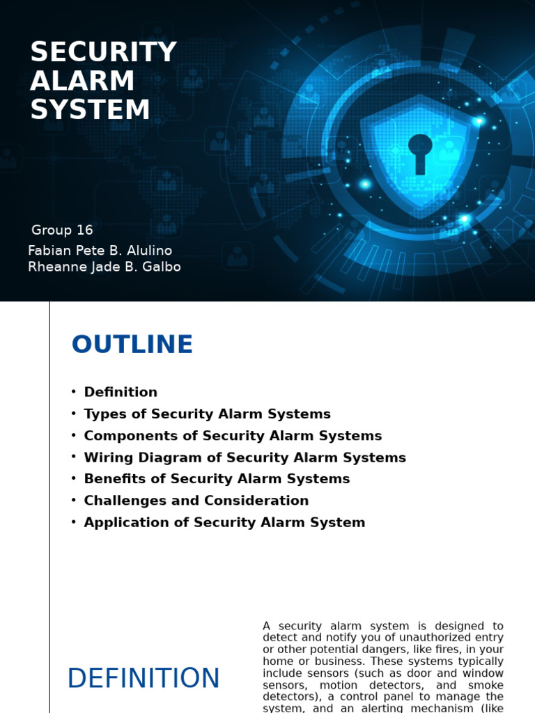 Security Alarm Systems Overview | PDF | Security Alarm