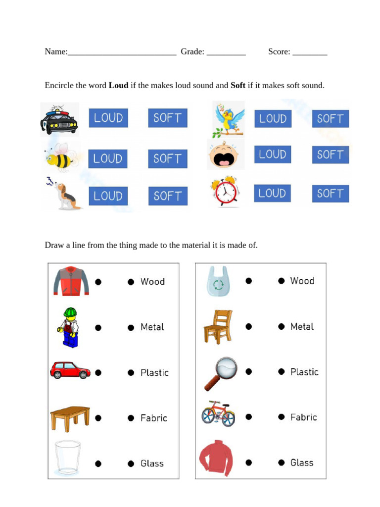 Grade 2 Exam Science | PDF