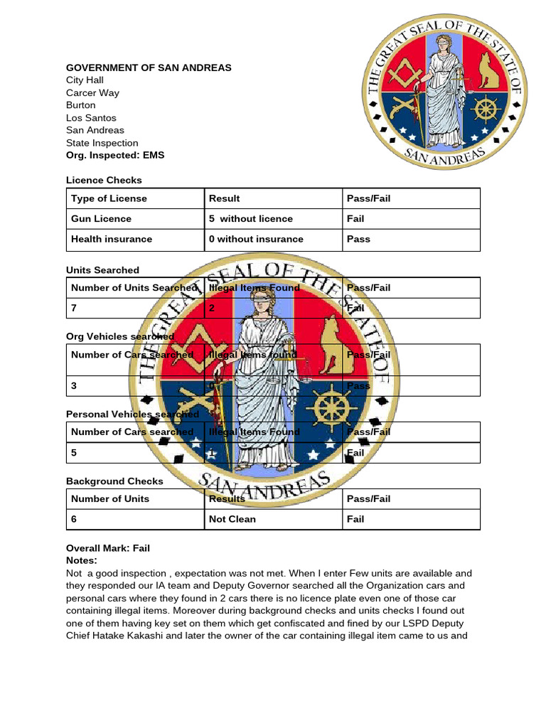 EMS Inspection | PDF