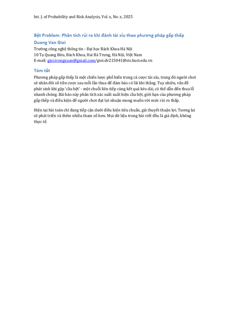 Bet Problem Analysis | PDF