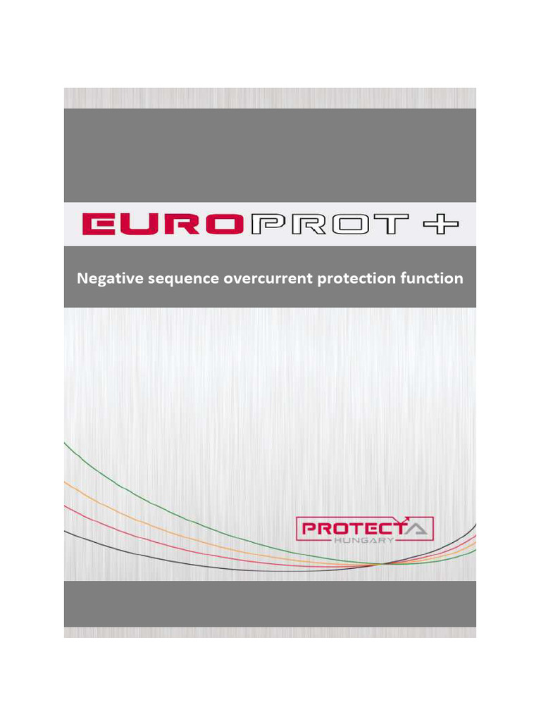 Negative Sequence Overcurrent Protection | PDF | Function (Mathematics ...
