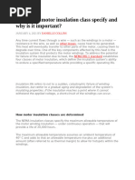 NEMA Motor Insulation Classes Explained | PDF | Thermal Insulation ...