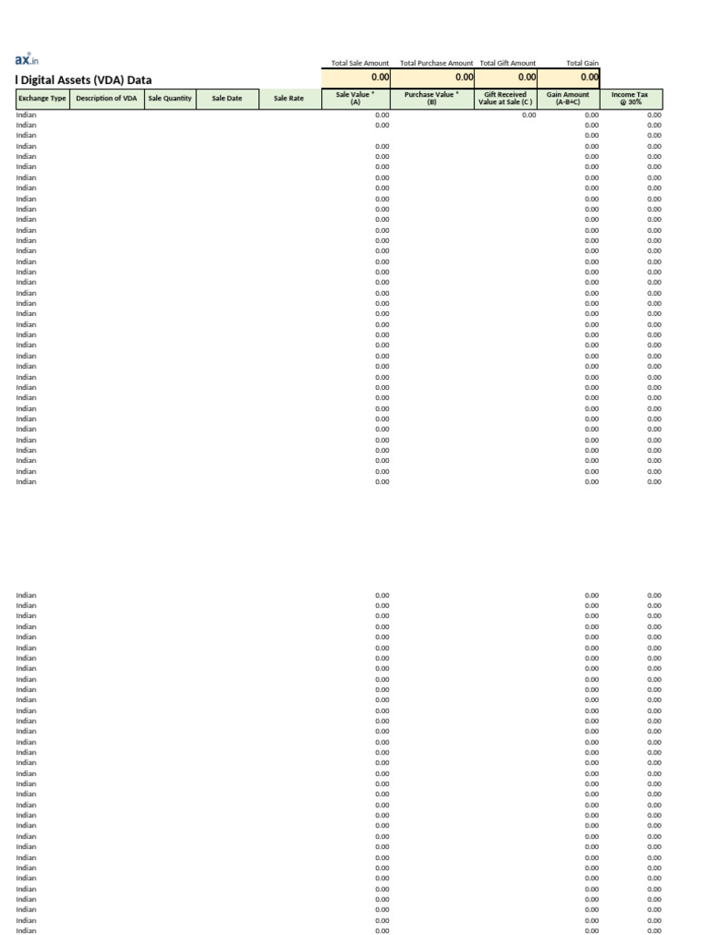 VDA Sales and Tax Summary Report | PDF | Government Finances | Taxes