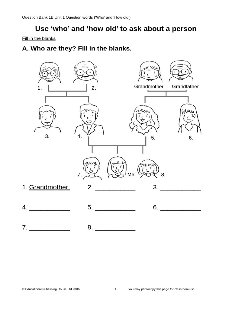 QB 1b U1 Question Words | PDF