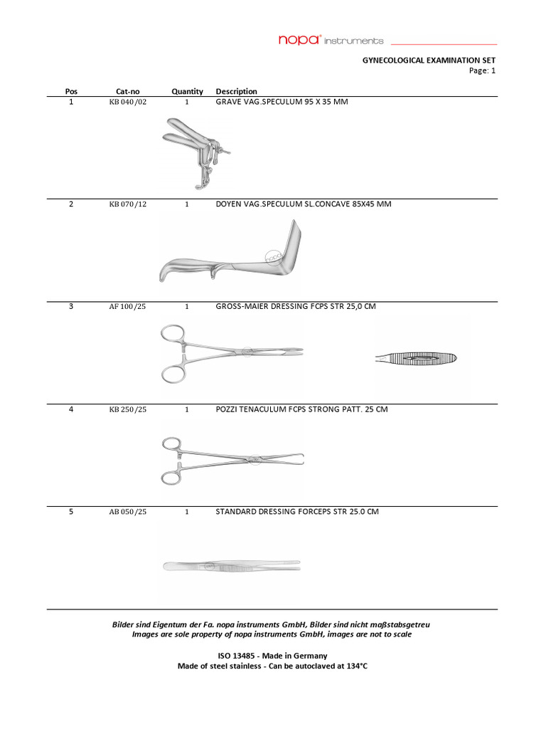 Bladder vs Uterine Sound Instruments | PDF