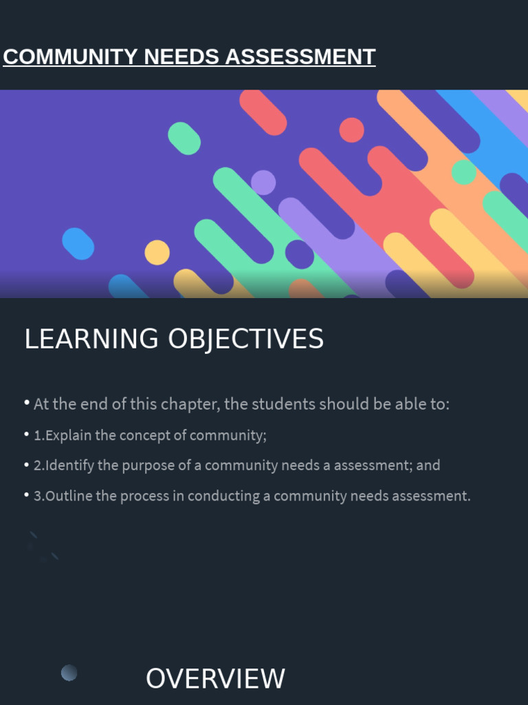 Community Needs Assessment 3 | PDF | Survey Methodology | Community