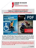 Affiche Handicapes Malte 2012 Good