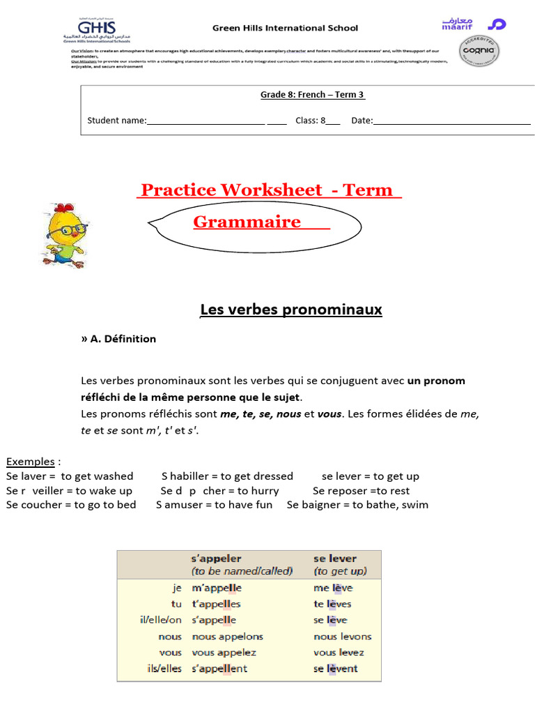 Verbes pronominaux en français | PDF | Relations syntaxiques | Unités ...
