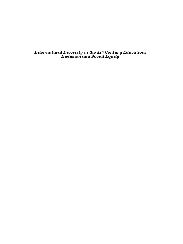 Intercultural Diversity - Selective Mutism | PDF | Inclusion (Education ...