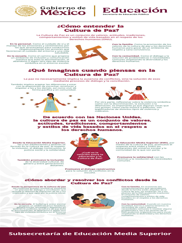 Cultura de Paz en la Educación Media Superior | PDF | Paz | Violencia