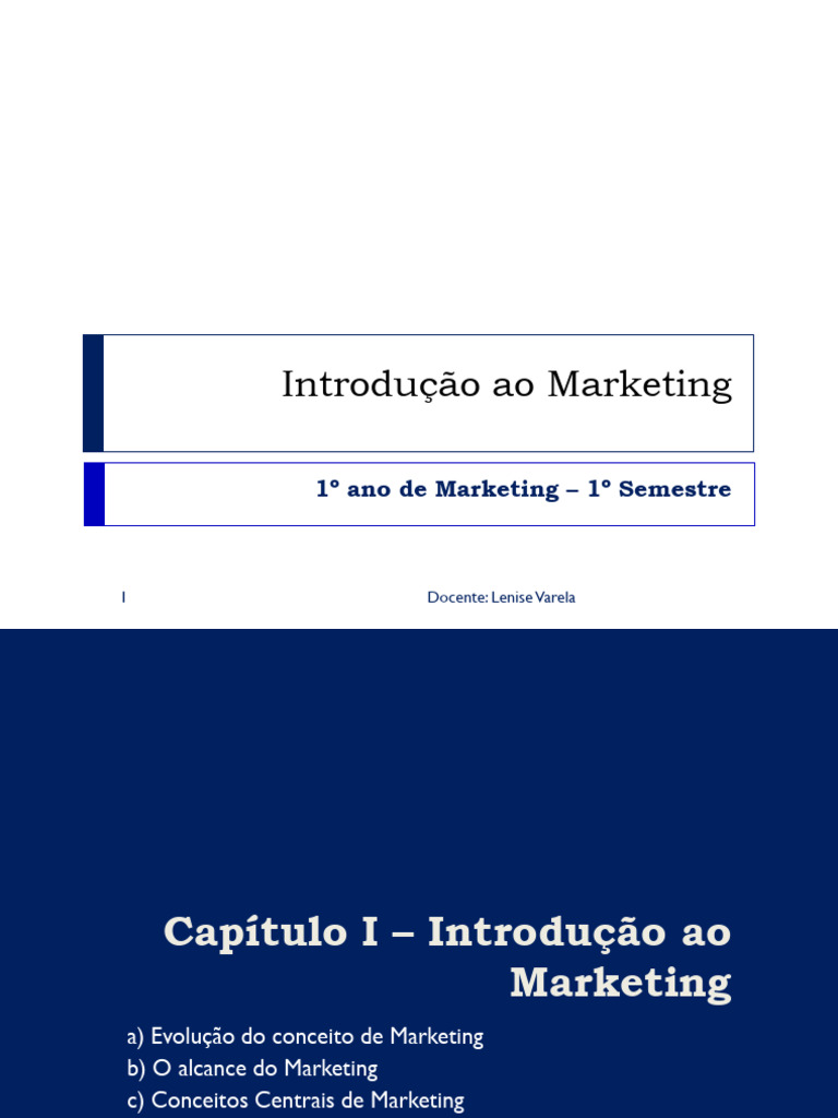 Introdução ao Conceito de Marketing | PDF