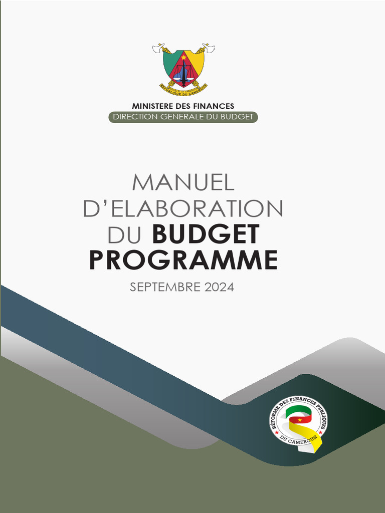 Manuel d'Élaboration du Budget-Programme | PDF | Budget | État
