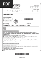 Foundation GCSE Maths Mini Test 2 | PDF