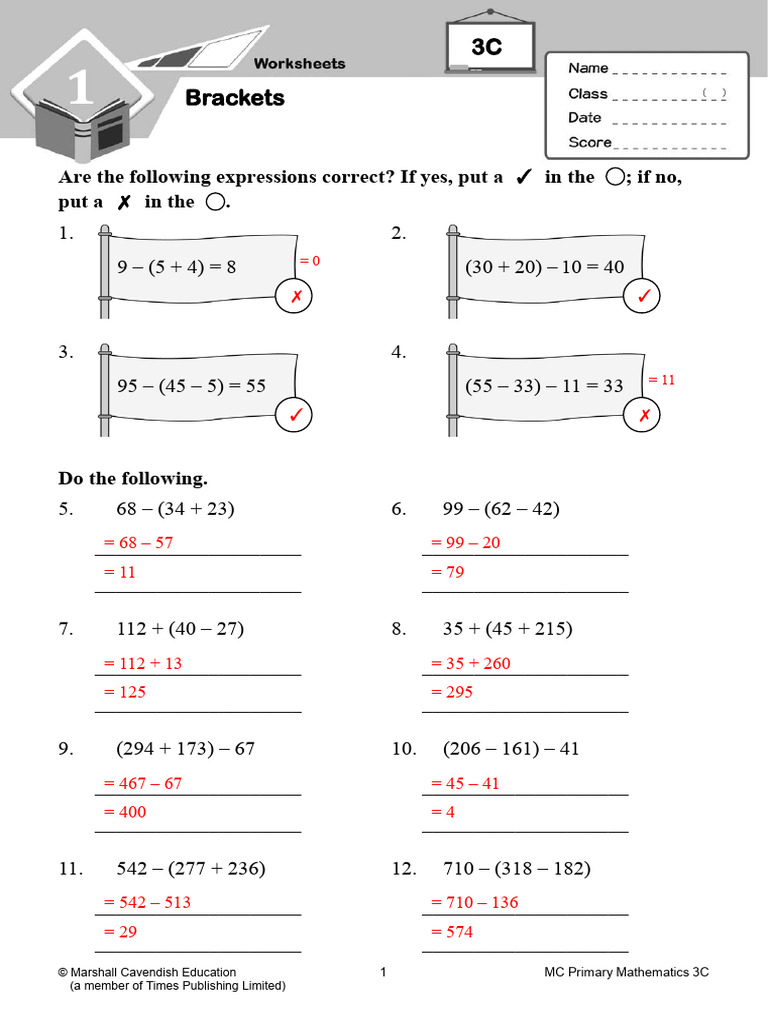 Grade 3 Maths Assessment Solutions | PDF