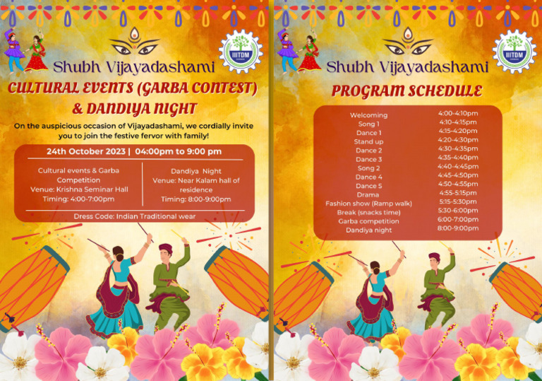 Invitation Card & Program Schedule | PDF