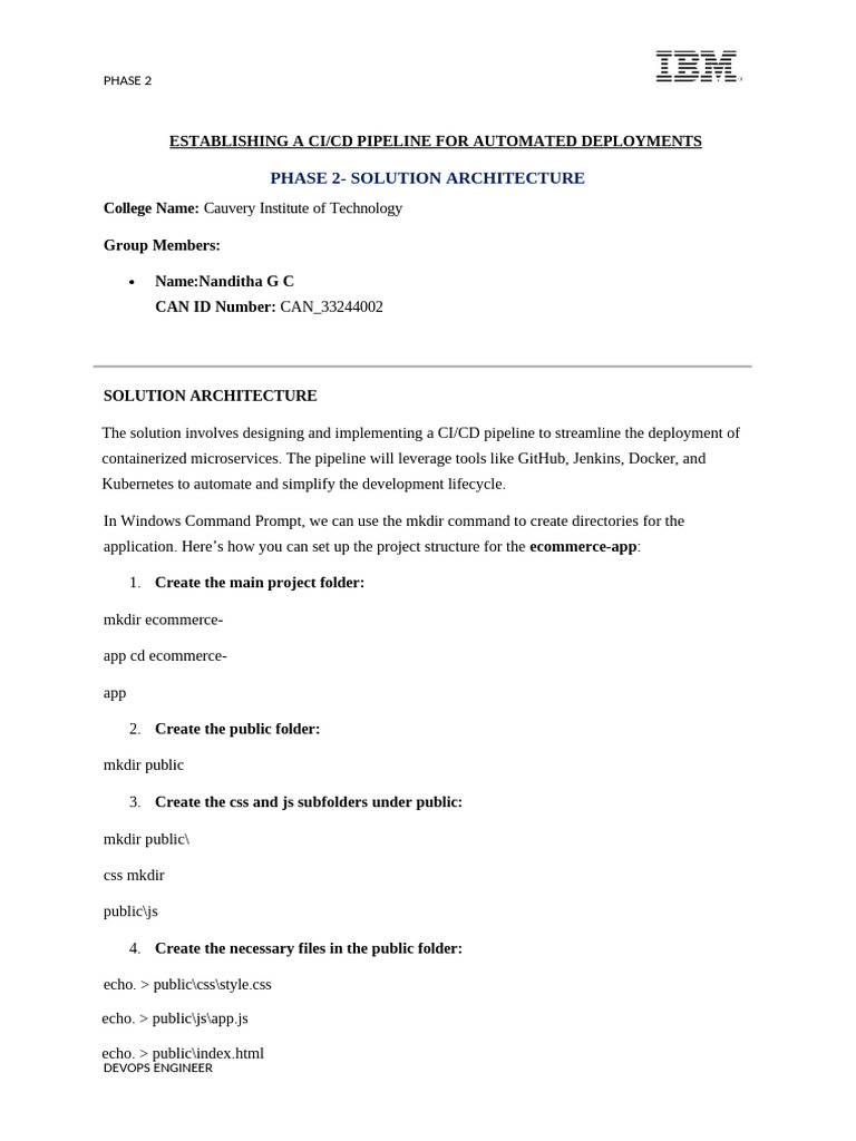 CI/CD Pipeline for Automated Deployments | PDF | Version Control ...