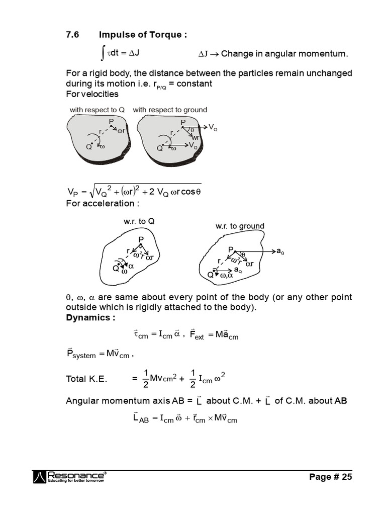 physics 31 page fomula sheets | PDF | Angular Momentum | Waves